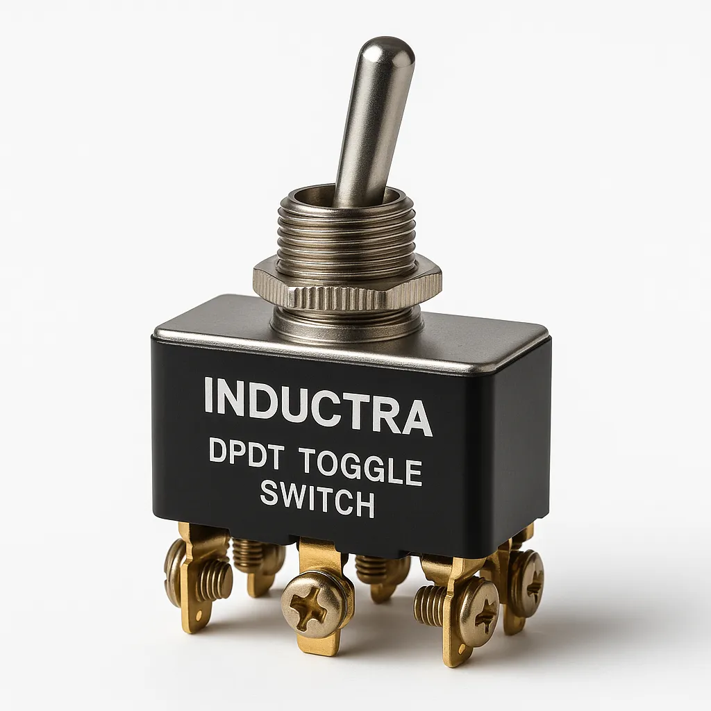 Inductra DPDT Toggle Switch model 49F7E0