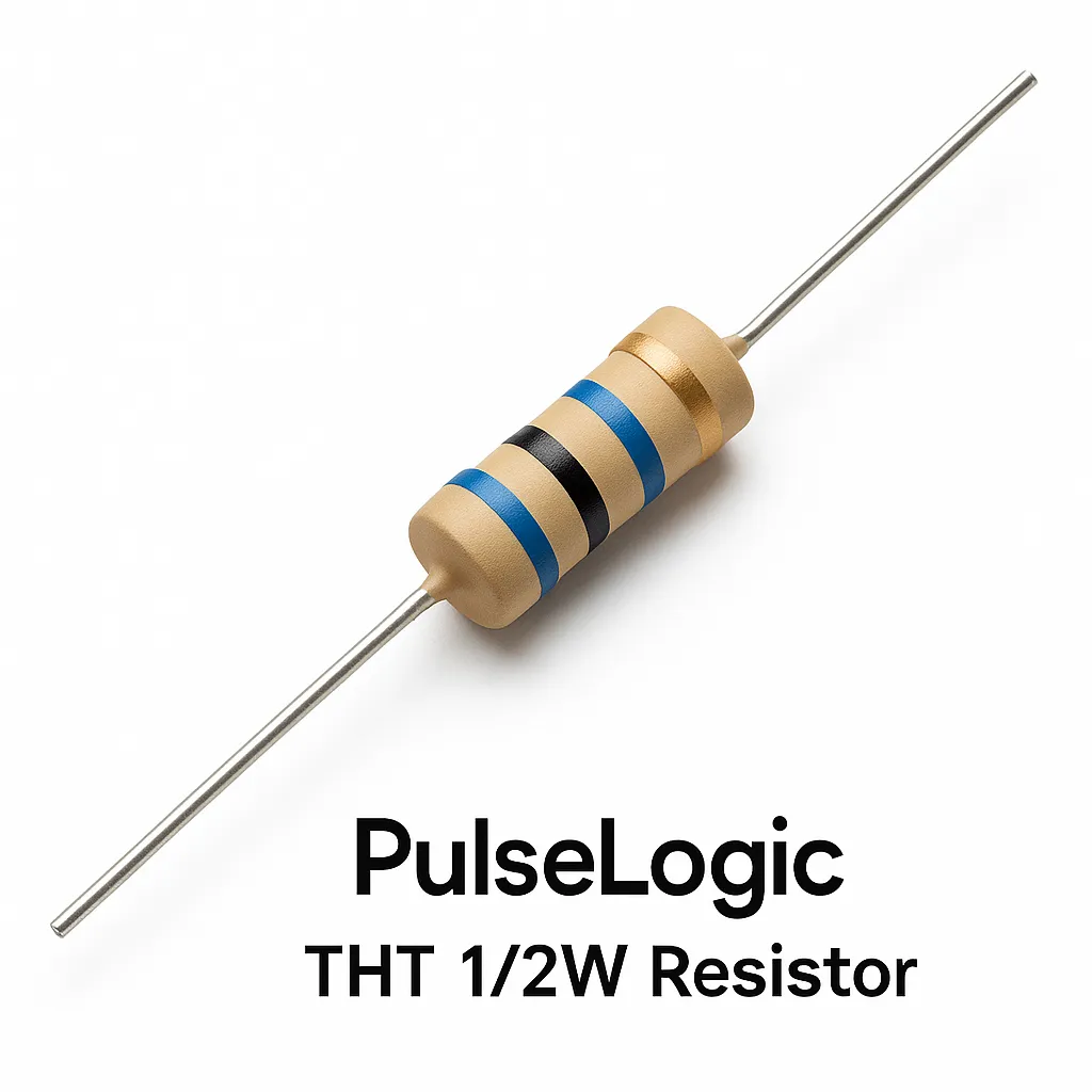 PulseLogic THT 1/2W Resistor model 040EF8