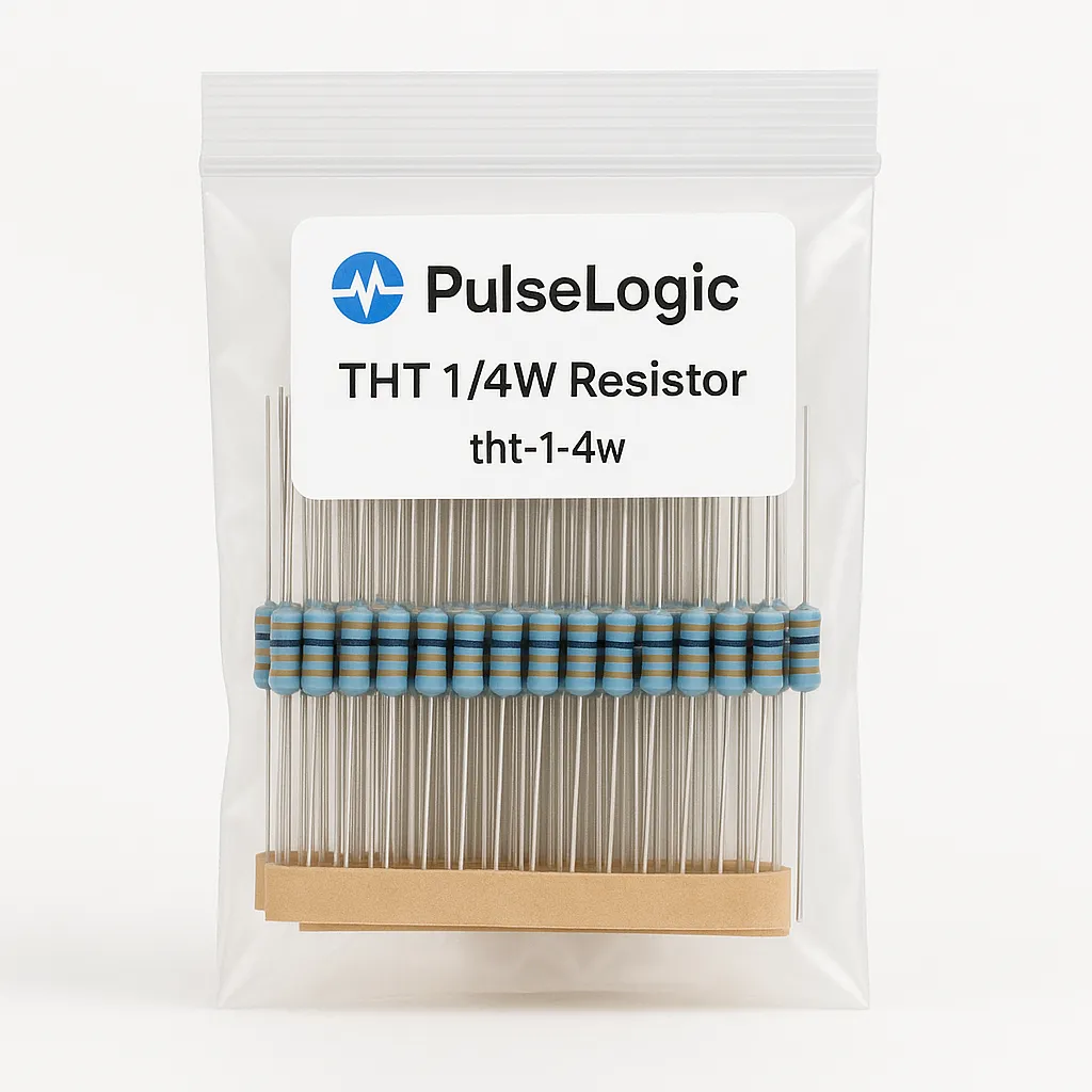 PulseLogic THT 1/4W Resistor model E11BD3