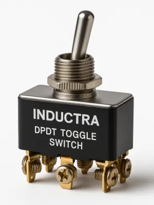 Inductra DPDT Toggle Switch model 49F7E0