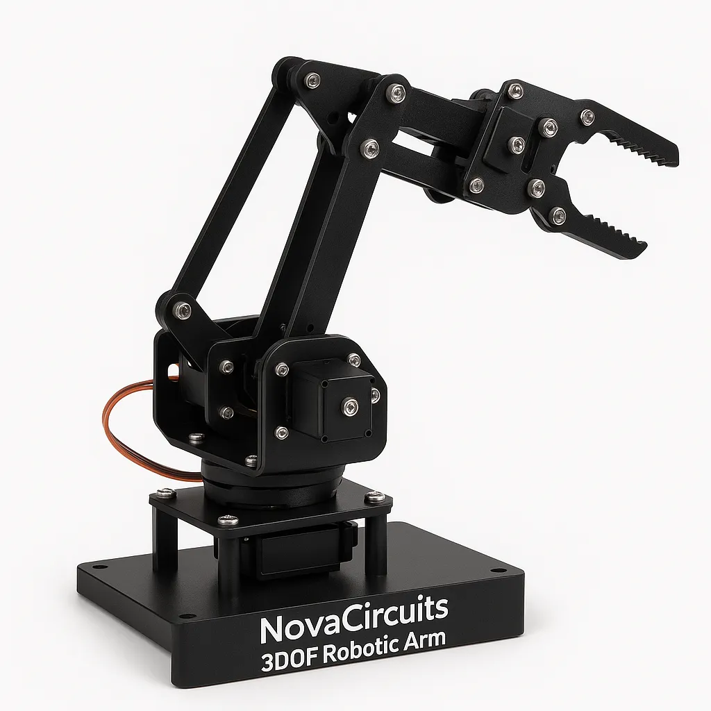 NovaCircuits 3DOF Robotic Arm model 4FDADC