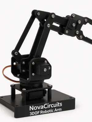 NovaCircuits 3DOF Robotic Arm model 4FDADC