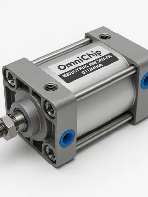 OmniChip Industrial Pneumatic Cylinder model EDCEF5
